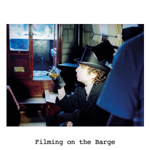 Filming on the Barge Thumb